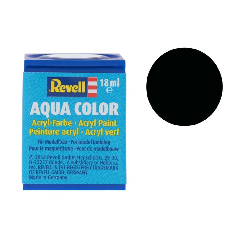 Revell Acrylfarbe 36 302 schwarz seidenmatt