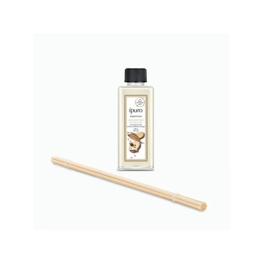 ipuro Duftstäbchen Refill Cedar Wood mit Stäbchen 200 ml