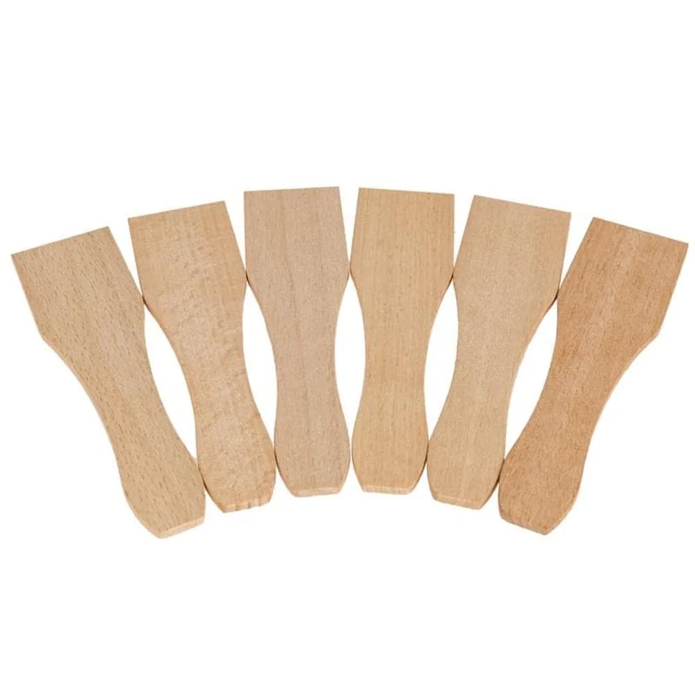 FURBER Raclette-Spachtel Holz, 6 Stück