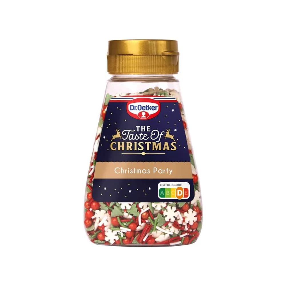 Dr.Oetker Zuckerdekore Streudekor Christmas Party 110 g