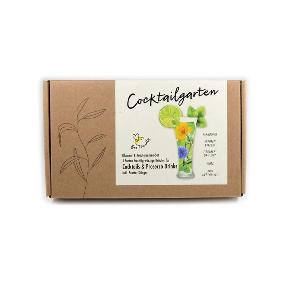 Naturkraftwerk Anzucht Cocktail-Garten, 5 Sorten Kräuter-Saatgut
