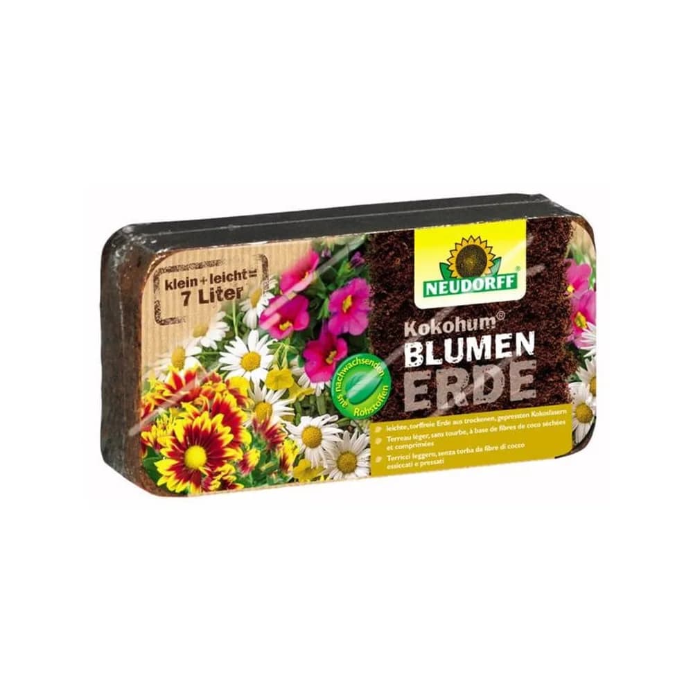 Neudorff Kokohum Blumenerde, Brikett, 600 g
