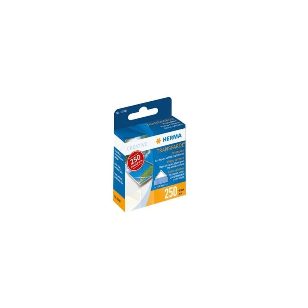 HERMA Fotoecken Transparent, 250 Stück